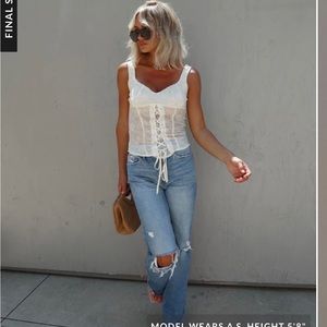 Vici corset top- small